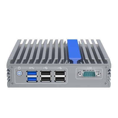 Barebone 컴퓨터 J3710 듀얼 랜 비즈니스 팬리스 미니 PC 6 USB
