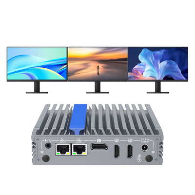 얇은 클라이언트 미니 박스 PC J3710 쿼드 코어 6USB Ddr3 12v 미니 컴퓨터