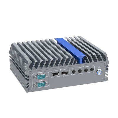 인텔 N100 견고한 산업용 PC 6 USB 6 COM 벽에 장착된 컴퓨터