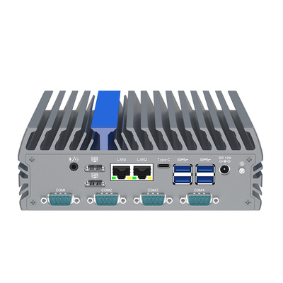 임베디드 팬리스 박스 산업용 PC 12 코어 I3 I5 I7 CPU