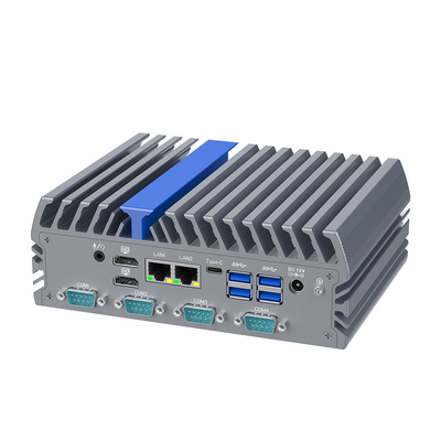 팬 없는 산업용 컴퓨터 10 코어 DDR5 4800 Al 임베디드 컴퓨터