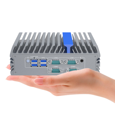견고한 미니 PC N100 M.2 USB 산업용 미니 PC 컴퓨터 2 RS232