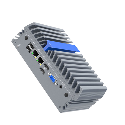 소형 팩터 컴퓨터 N100 2 Lan 4 Com 6 USB 미니 PC 12 볼트