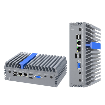 N100 미니 컴퓨터 2 랜 2 USB 2.0 VESA Mount Linux 미니 PC 프로그래밍
