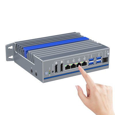 팬 없는 소프트 라우터 인텔 I5-1235u Ddr5 M.2 Ssd 4 포트 랜 미니 PC