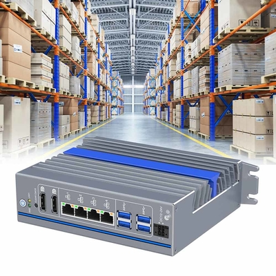 DC 12V-24V 팬리스 산업용 미니 PC I7 CPU 및 광전압 지원