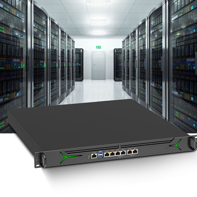 1U 19 인치 랙마운트 서버 Pfsense 6 RJ45 랜 포트 VPN 64GB