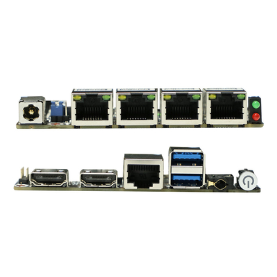 12V DC 컴팩트 인텔 메인보드 PC 메인보드 Ddr3 NUC 메인보드 4 기가비트 이더넷