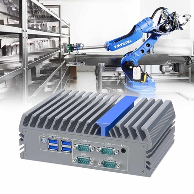 팬 없는 산업용 미니 PC 임베디드 컴퓨터 DC 12V 5A J6412