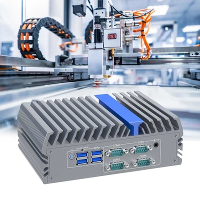 인텔 J6412 CPU 미니 PC VGA HD 듀얼 디스플레이 듀얼 랜 팬리스 PC 4 COM 자동화