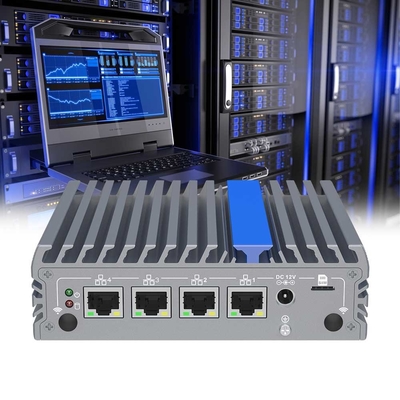4 이더넷 포트 미니 컴퓨터 N100 팬리스 미니 PC Pfsense