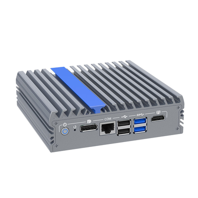 6W TDP 4 랜 팬리스 방화벽 PC N100 CPU 4K 듀얼 디스플레이 리눅스 미니 PC