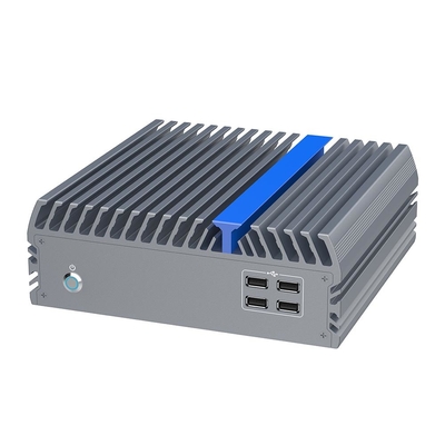 Barebone 데스크톱 팬리스 산업용 PC I3 I5 I7 듀얼 네트워크