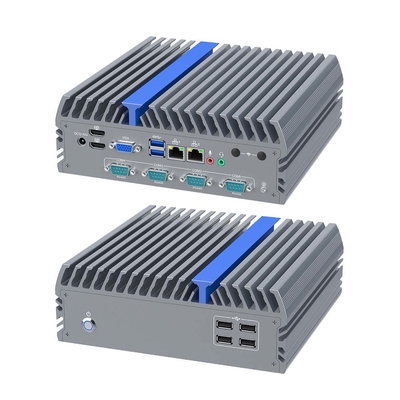 인텔 I5-12500T PC 산업용 2개의 RS232 통신 장치가 있는 팬 없는 산업용 PC 박스