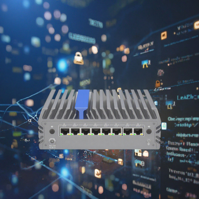 방화벽 8 기가비트 네트워크 포트 듀얼 DDR4 M.2 SSD 1 RJ45 COM