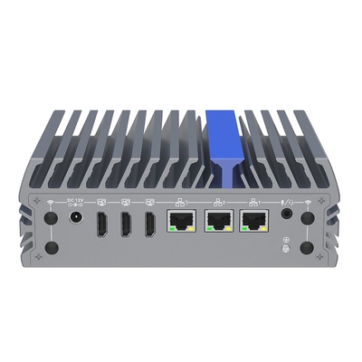 12th Gen i7 1255U 엣지 컴퓨터 듀얼 HDMI 4K 스마트 공장용 컴팩트 디자인