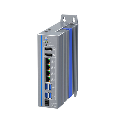 12세대 I5 미니 PC 4 포트 이더넷 지원 WiFi CAN GPIO COM Din Rail 컴퓨터