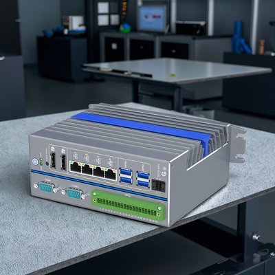 초강도 디자인 인텔 코어 I5 팬리스 산업용 PC DC12V ~ 24V 폭 전압