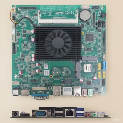 소형 얇은 미니 ITX 마더보드 DDR3 MSATA 듀얼 LAN 10 USB & 6 COM 포트